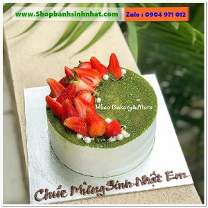 Bánh Sinh Nhật Trà Xanh - VL79